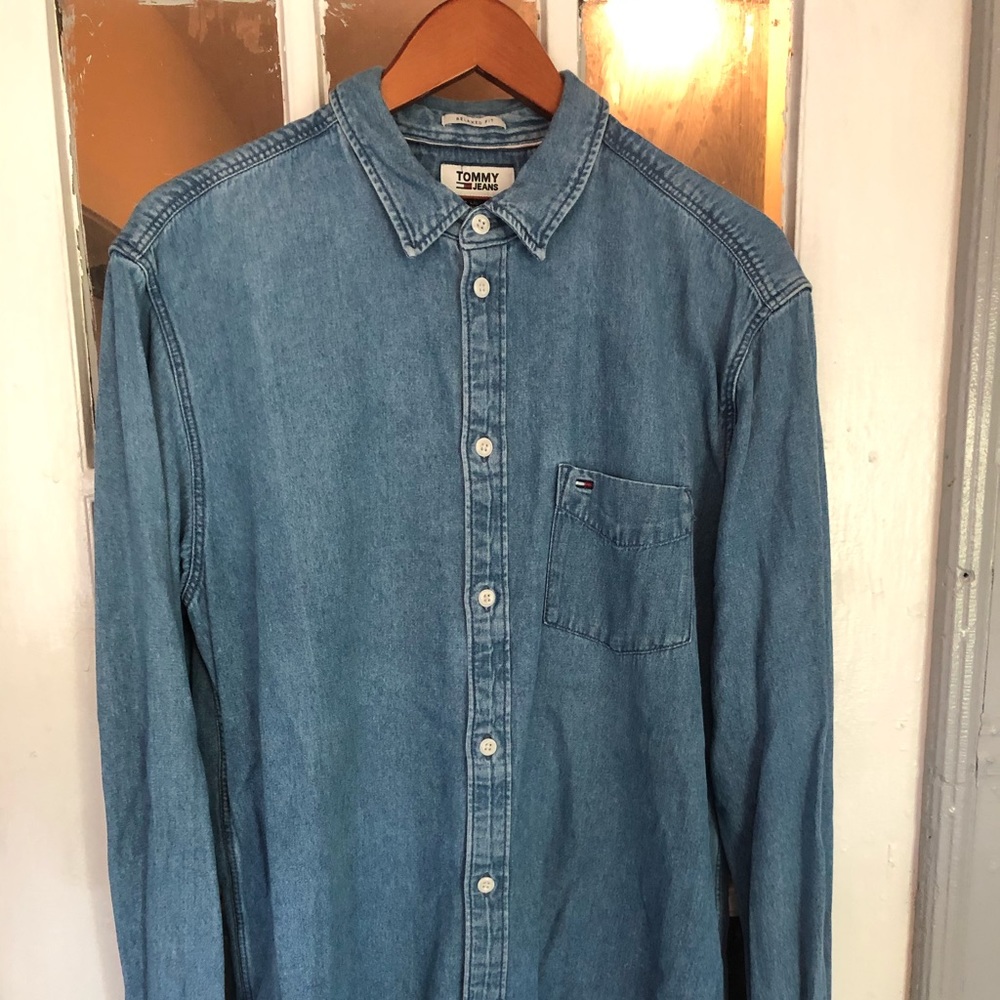 Tommy Jeans Denim Long Sleeve Shirt